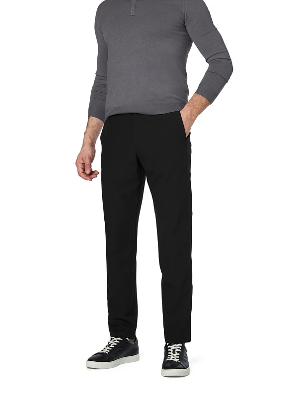 BOSS Green, Hose Commuter, Regular Fit, Mikrofaser-Stretch, Wasserabweisend, Schwarz 3 BOSS Green, Hose Commuter, Regular Fit, Mikrofaser-Stretch, Wasserabweisend, Schwarz