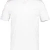 HUGO, T-Shirt Dimerstee, Baumwolle, Weiß -Herrenausstatter Geschaft 443603 norm