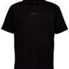 BOSS Green, T-Shirt, Baumwolle, Schwarz -Herrenausstatter Geschaft 444571 norm