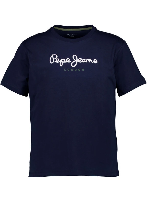 Pepe Jeans, T-Shirt, Regular Fit, Baumwolle, Navy 3 Pepe Jeans, T-Shirt, Regular Fit, Baumwolle, Navy