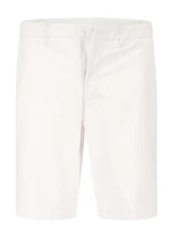 BOSS Green, Shorts Commuter, Slim Fit, Jersey, Wasserabweisend, Weiß