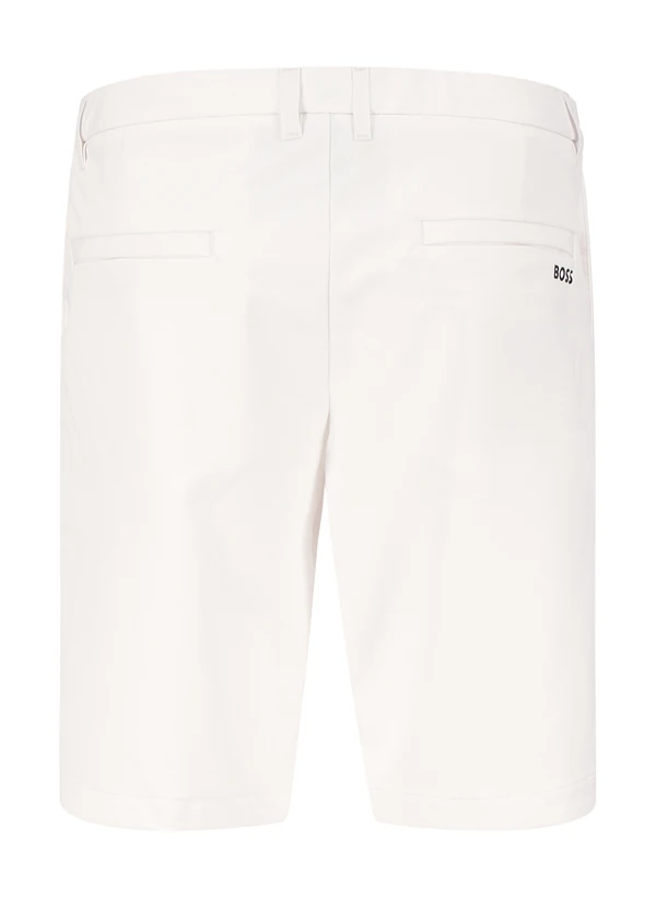 BOSS Green, Shorts Commuter, Slim Fit, Jersey, Wasserabweisend, Weiß 4 BOSS Green, Shorts Commuter, Slim Fit, Jersey, Wasserabweisend, Weiß – Bild 2