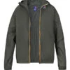 K-WAY, Regenjacke Claude, Mikrofaser, Jägergrün -Herrenausstatter Geschaft 445751 norm