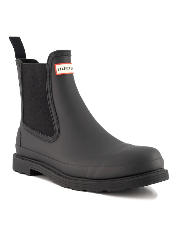 HUNTER, Chelsea Boots Commando, Naturkautschuk, Schwarz 3 HUNTER, Chelsea Boots Commando, Naturkautschuk, Schwarz