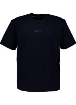 BOSS Green, T-Shirt, Baumwolle, Dunkelblau