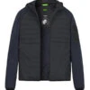 BOSS Green, Jacke Urbanex, Mikrofaser Wasserabweisend, Dunkelblau -Herrenausstatter Geschaft 446323 norm