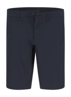 BOSS Green, Shorts Commuter, Slim Fit, Jersey, Wasserabweisend, Dunkelblau