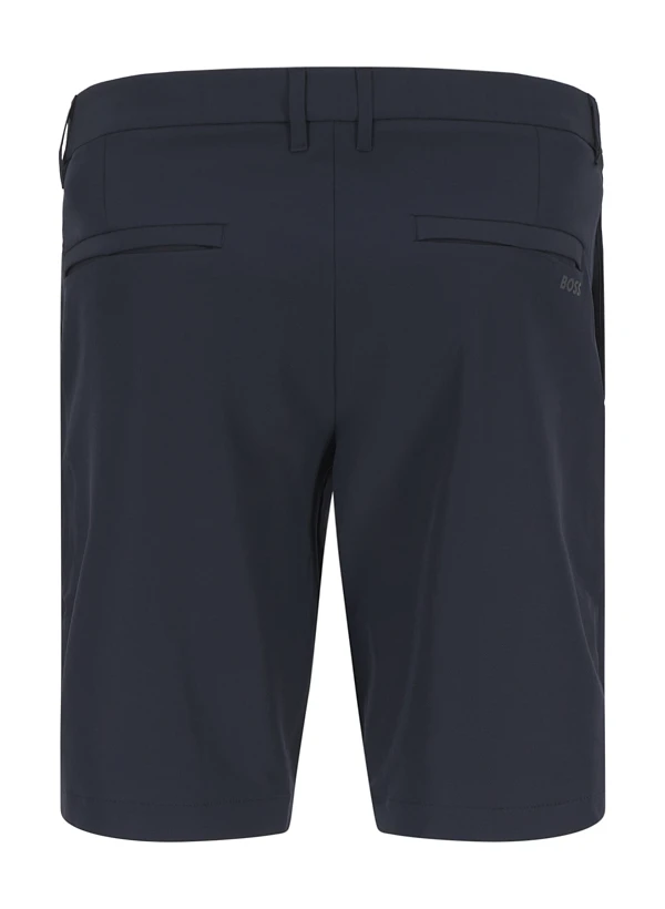 BOSS Green, Shorts Commuter, Slim Fit, Jersey, Wasserabweisend, Dunkelblau 4 BOSS Green, Shorts Commuter, Slim Fit, Jersey, Wasserabweisend, Dunkelblau – Bild 2