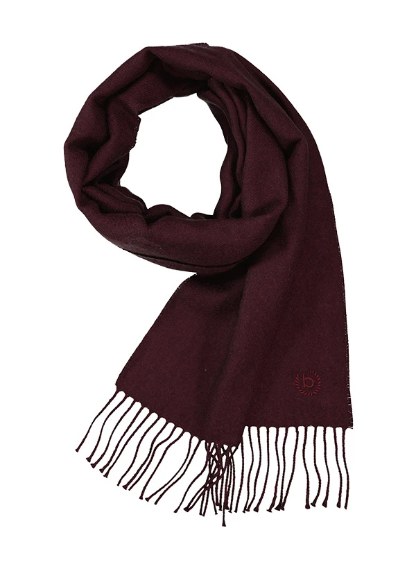 Bugatti Winter-Set Aubergine Melange – Schal & Mütze aus 100% Schurwolle 4 Bugatti Winter-Set Aubergine Melange – Schal & Mütze aus 100% Schurwolle – Bild 3