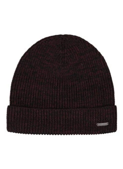 Bugatti Winter-Set Aubergine Melange – Schal & Mütze aus 100% Schurwolle 8 Bugatti Winter-Set Aubergine Melange – Schal & Mütze aus 100% Schurwolle -Herrenausstatter Geschaft 446554 norm4