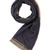 Bugatti, Schal, Schurwolle, Dunkelblau Meliert 1 Bugatti, Schal, Schurwolle, Dunkelblau Meliert -Herrenausstatter Geschaft 446560 norm