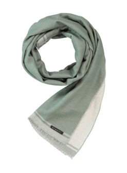 Bugatti, Schal, Schurwolle, Grün Meliert