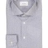 ETON, Hemd, Contemporary Fit, Baumwolle, Blau Gemustert 1 ETON, Hemd, Contemporary Fit, Baumwolle, Blau Gemustert -Herrenausstatter Geschaft 446916 norm