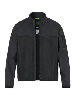 BOSS Green, Jacke Grydlite, Mikrofaser Wasserabweisend,schwarz