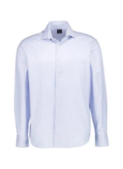 Van Laack, Hemd, Vl-Rivara-TF, Tailor Fit, Baumwolle, Hellblau Kariert