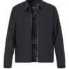 BOSS Black, Blouson Hanry, Slim Fit, Schurwolle Super120, Schwarz -Herrenausstatter Geschaft 447157 norm