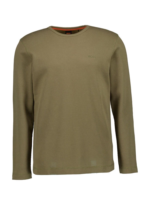 BOSS Orange, Longsleeve Tempesto, Baumwolle, Olivgrün 3 BOSS Orange, Longsleeve Tempesto, Baumwolle, Olivgrün