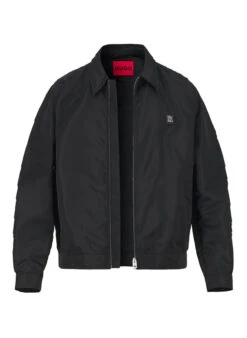 HUGO, Blouson Belto, Mikrofaser Ungefüttert, Schwarz