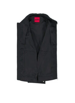 HUGO, Blouson Belto, Mikrofaser Ungefüttert, Schwarz -Herrenausstatter Geschaft 447297 norm3