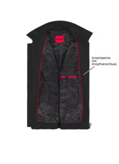 HUGO, Blouson Hellys, Performence Woll-Stretch, Schwarz 7 HUGO, Blouson Hellys, Performence Woll-Stretch, Schwarz -Herrenausstatter Geschaft 447303 norm3