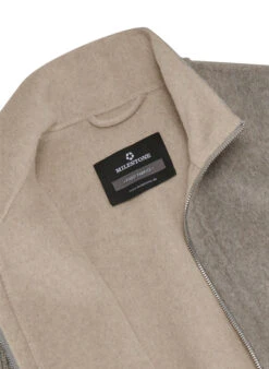 MILESTONE, Jacke MSKennedy, Woll-Stretch, Hellgrau -Herrenausstatter Geschaft 447315 norm4
