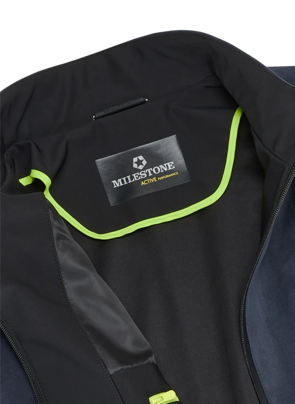 MILESTONE, Blouson MSHarris, Mikrovelours Wasserabweisend, Nachtblau 6 MILESTONE, Blouson MSHarris, Mikrovelours Wasserabweisend, Nachtblau – Bild 4