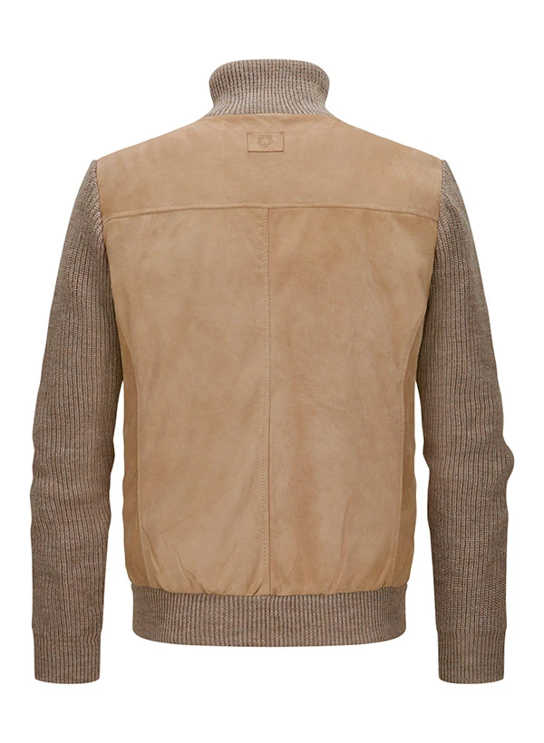 MILESTONE, Hybrid Blouson MSNicolas, Ziegenvelours-Strick, Beige 4 MILESTONE, Hybrid Blouson MSNicolas, Ziegenvelours-Strick, Beige – Bild 2