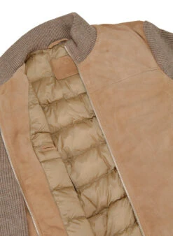 MILESTONE, Hybrid Blouson MSNicolas, Ziegenvelours-Strick, Beige 7 MILESTONE, Hybrid Blouson MSNicolas, Ziegenvelours-Strick, Beige -Herrenausstatter Geschaft 447322 norm3
