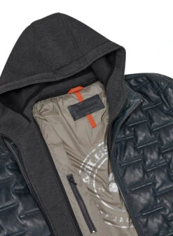 MILESTONE, Lederjacke MSAlonso, Lammnappa Sorona®, Nachtblau 9 MILESTONE, Lederjacke MSAlonso, Lammnappa Sorona®, Nachtblau -Herrenausstatter Geschaft 447325 norm4