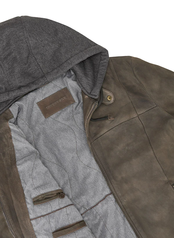 MILESTONE, Lederjacke MSRenaldo, Schafleder, Tabak 5 MILESTONE, Lederjacke MSRenaldo, Schafleder, Tabak – Bild 3