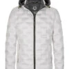MILESTONE, Daunenjacke MSBrayden, Mikrofaser, Weiß -Herrenausstatter Geschaft 447327 norm