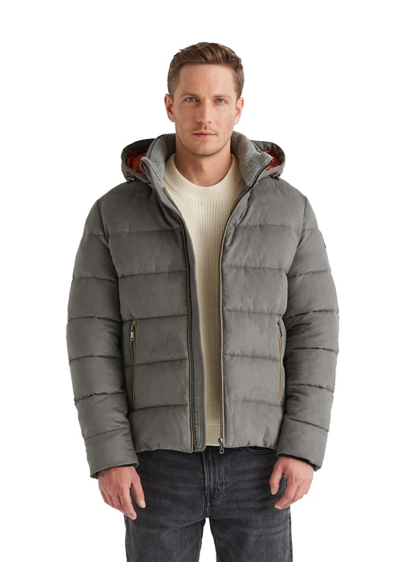 MILESTONE, Steppjacke MSCaleb, Mikrovelours Sorona®, Aschgrau 4 MILESTONE, Steppjacke MSCaleb, Mikrovelours Sorona®, Aschgrau – Bild 2