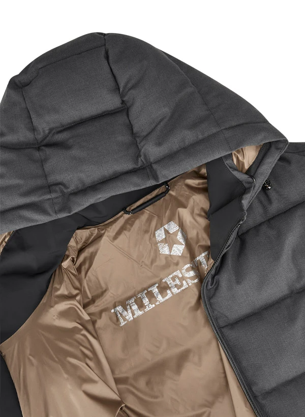 MILESTONE, Steppjacke MSMauro, Mikrofaser Sorona®, Anthrazit 6 MILESTONE, Steppjacke MSMauro, Mikrofaser Sorona®, Anthrazit – Bild 4