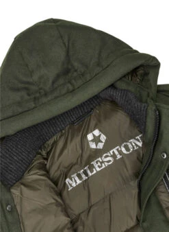 MILESTONE, Funktionsparka MSTimothy, Mikofaser Sorona®, Khaki -Herrenausstatter Geschaft 447346 norm4