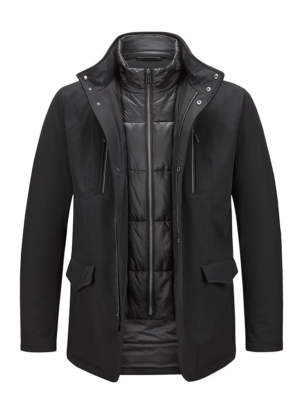 MILESTONE, Funktionsjacke MSPreston, Mikrofaser Sorona®, Schwarz 4 MILESTONE, Funktionsjacke MSPreston, Mikrofaser Sorona®, Schwarz – Bild 2