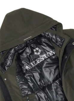MILESTONE, Funktionsparka MSRichmond, Mikrofaser-Stretch Sorona®, Oliv -Herrenausstatter Geschaft 447351 norm4