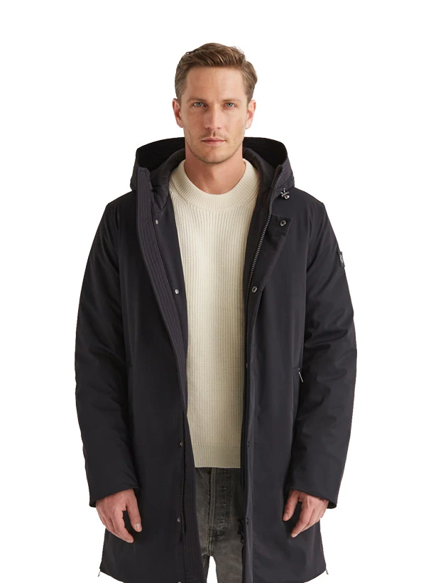 MILESTONE, Funktionsparka MSLincoln, Mikrofaser-Stretch Sorona®, Schwarz 4 MILESTONE, Funktionsparka MSLincoln, Mikrofaser-Stretch Sorona®, Schwarz – Bild 2