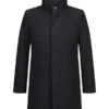 MILESTONE, Mantel MSLancaster, Wolle, Schwarz 1 MILESTONE, Mantel MSLancaster, Wolle, Schwarz -Herrenausstatter Geschaft 447361 norm