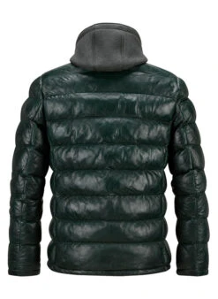 MILESTONE, Lederjacke MSCallisto,Schafleder Sorona®, Dunkelgrün -Herrenausstatter Geschaft 447364 norm3