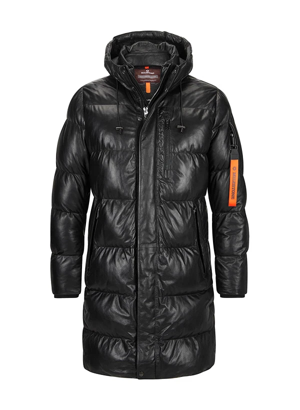 MILESTONE, Kapuzenmantel MSPiero, Lammnappa Sorona®, Schwarz 3 MILESTONE, Kapuzenmantel MSPiero, Lammnappa Sorona®, Schwarz