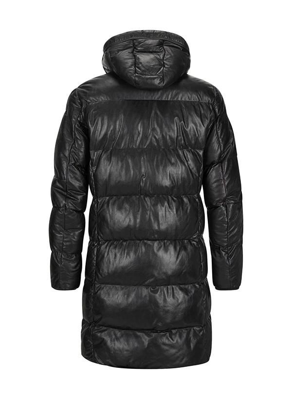 MILESTONE, Kapuzenmantel MSPiero, Lammnappa Sorona®, Schwarz 4 MILESTONE, Kapuzenmantel MSPiero, Lammnappa Sorona®, Schwarz – Bild 2