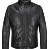 MILESTONE, Lederjacke MSBarney, Lammnappa Wattiert, Schwarz 1 MILESTONE, Lederjacke MSBarney, Lammnappa Wattiert, Schwarz -Herrenausstatter Geschaft 447369 norm