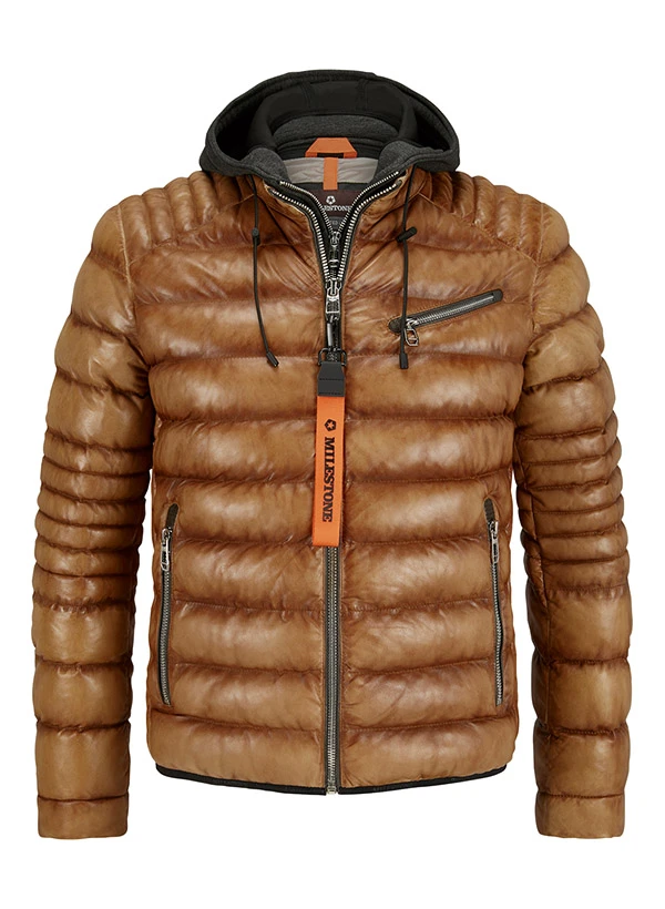 MILESTONE, Lederjacke MSApollo, Schafleder Sorona®, Cognac 3 MILESTONE, Lederjacke MSApollo, Schafleder Sorona®, Cognac