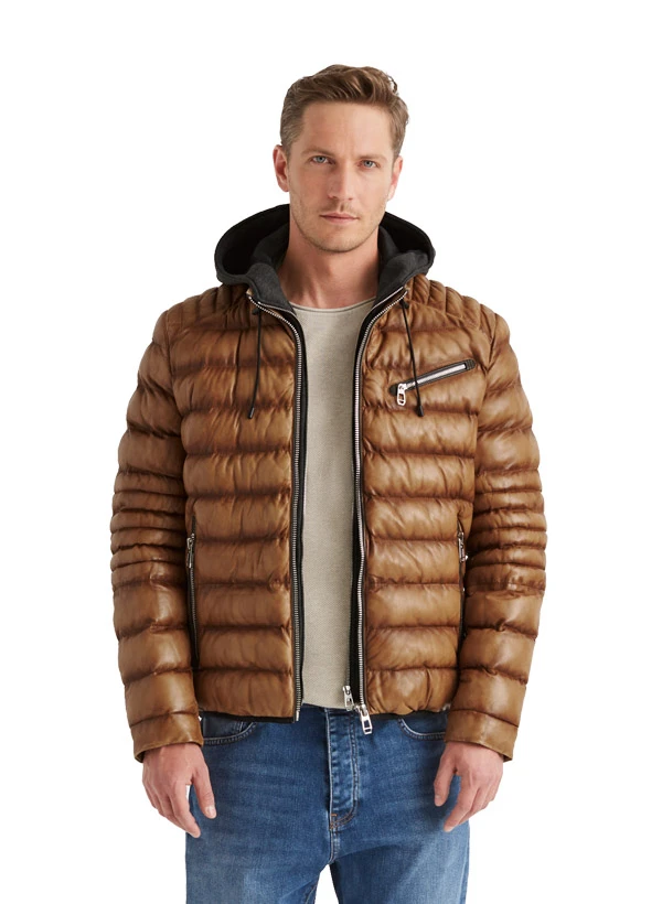MILESTONE, Lederjacke MSApollo, Schafleder Sorona®, Cognac 4 MILESTONE, Lederjacke MSApollo, Schafleder Sorona®, Cognac – Bild 2