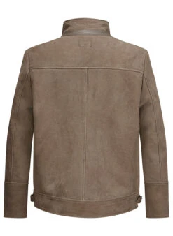 MILESTONE, Jacke MSCamino, Ziegenvelours Webfell, Khaki -Herrenausstatter Geschaft 447373 norm3