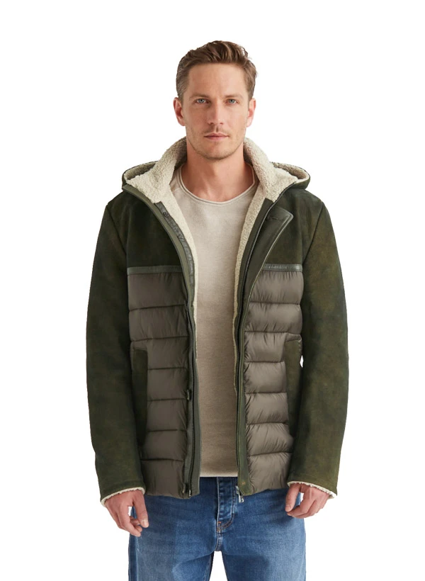 MILESTONE, Jacke MSBroker, Ziegenvelours Mikrofaser, Dunkelgrün 4 MILESTONE, Jacke MSBroker, Ziegenvelours Mikrofaser, Dunkelgrün – Bild 2