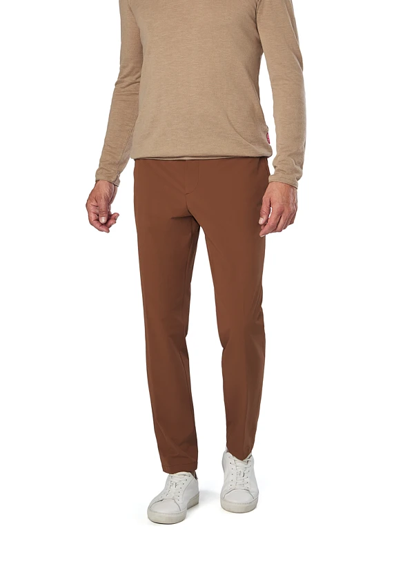 BOSS Black, Hose Genius, Slim Fit, Tech Travel, Zimt 3 BOSS Black, Hose Genius, Slim Fit, Tech Travel, Zimt