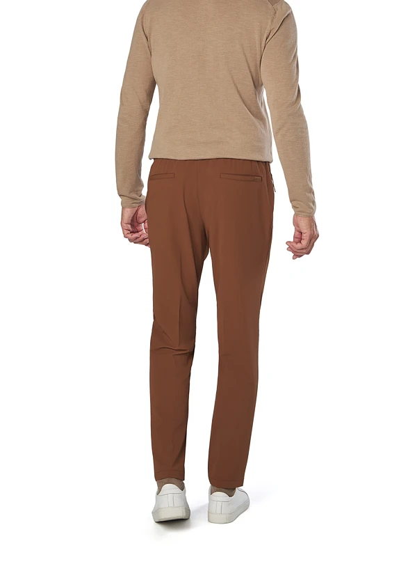 BOSS Black, Hose Genius, Slim Fit, Tech Travel, Zimt 5 BOSS Black, Hose Genius, Slim Fit, Tech Travel, Zimt – Bild 3