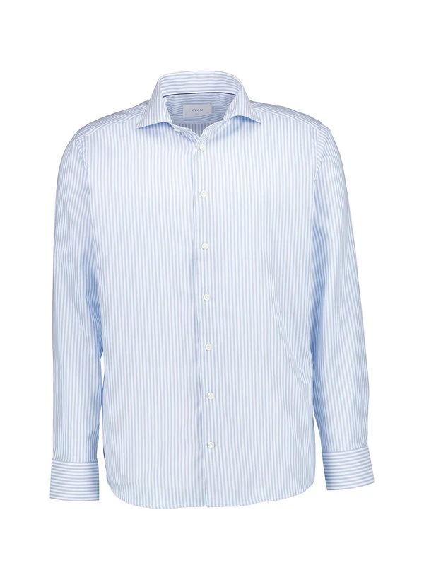 ETON, Hemd, Slim Fit, Baumwolle, Himmelblau Gestreift 3 ETON, Hemd, Slim Fit, Baumwolle, Himmelblau Gestreift