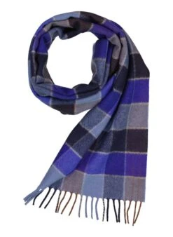 DANTE, Schal, Wolle-Kaschmir, Blau